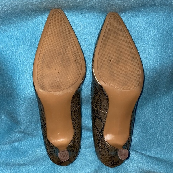 KAREN SCOTT Python snakeskin “Clancy” pointy toe 3” heel size 9 1/2 M - Picture 8 of 11